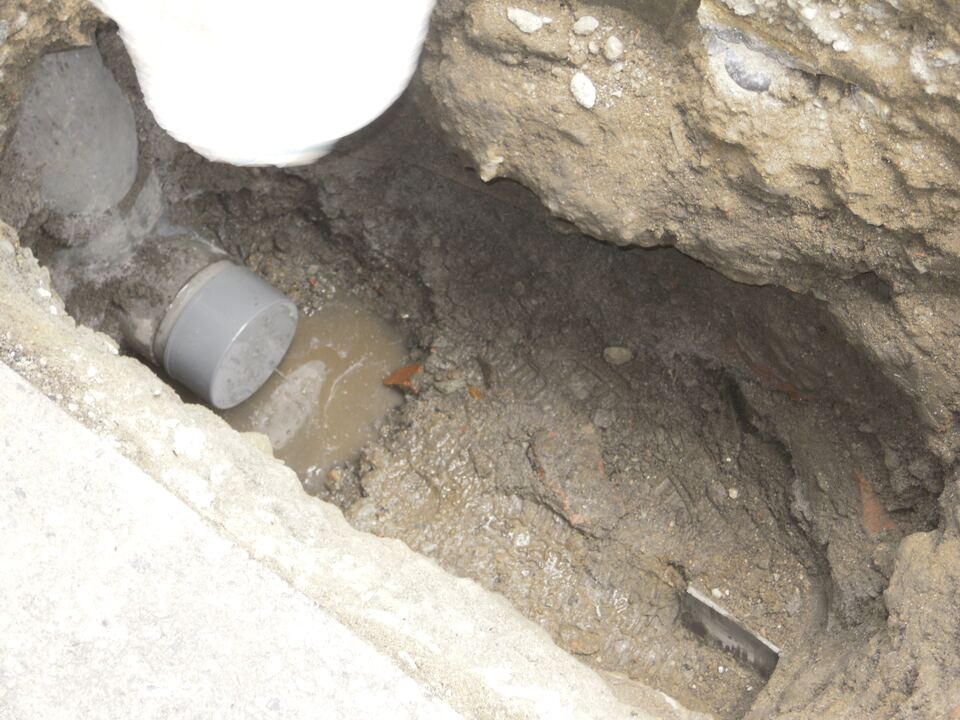病院外排水工事